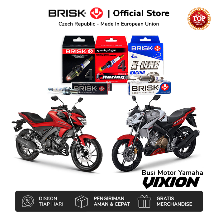 Busi Motor Yamaha Vixion BRISK