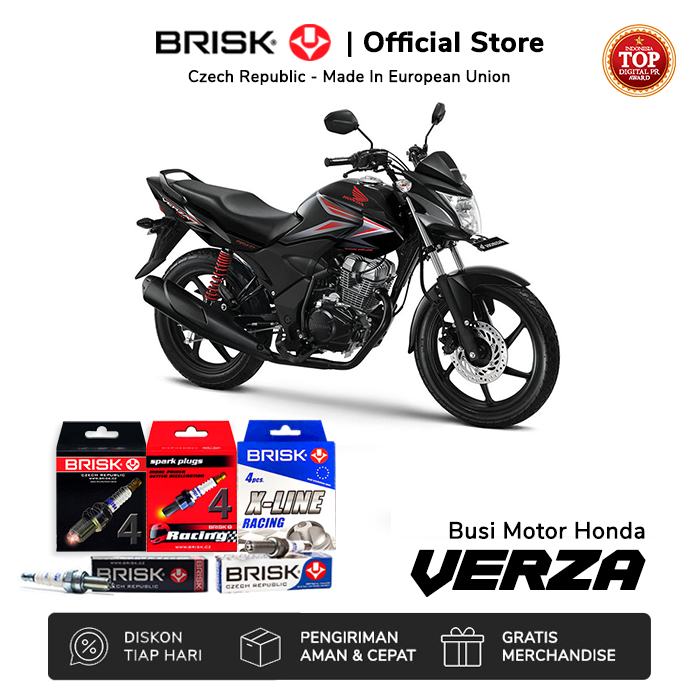 Busi Motor Honda Verza 150 BRISK