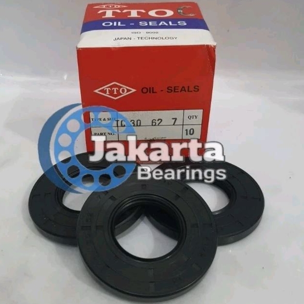 Oil Seal TC 30 62 7 / TC 30.00 62.00 7 / TC  30x62x7 Merk TTO