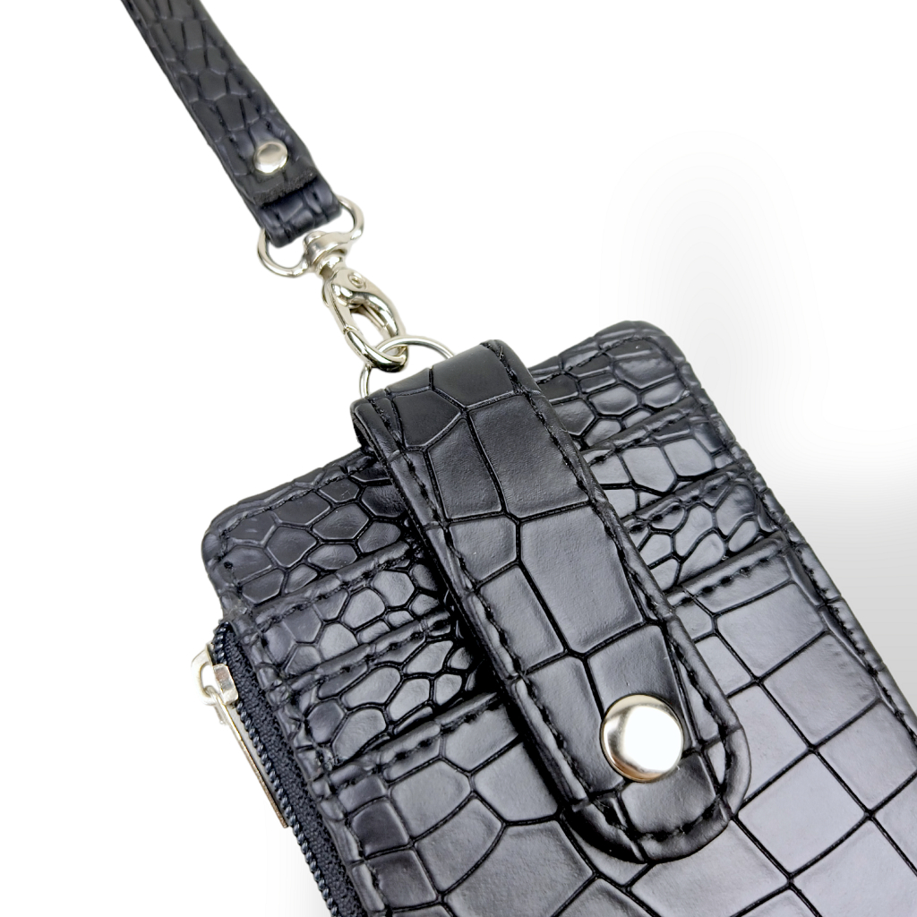 

H7Y Lanyard Id Card Pria Wanita Tali Leher Croco Premium (Milly by Mosca)