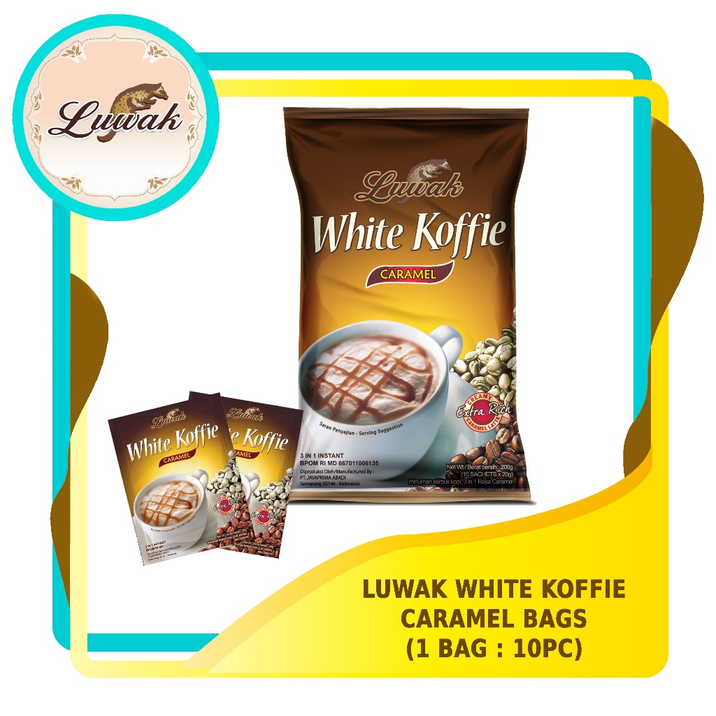 

WHITEKOFFIE CARAMEL BAG 10