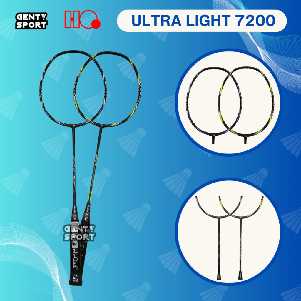 Paket Hiqua Ultra Light 7200 Raket Badminton Bulutangkis