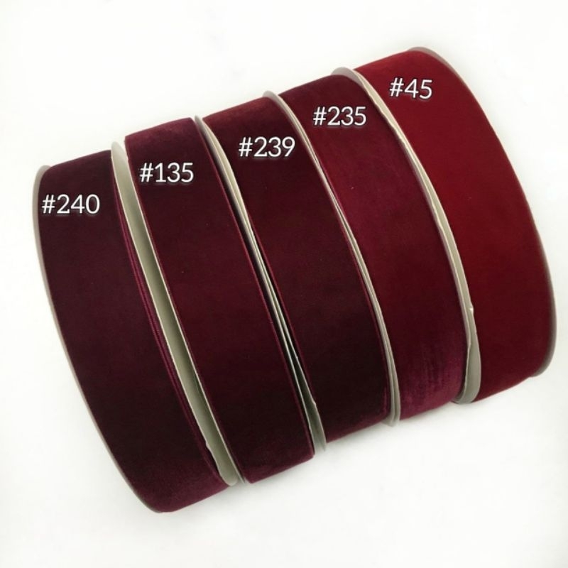 

PER 1 YARD- 3,8 cm |PITA BLUDRU/PITA VELVET PREMIUM SIZE 1½ INCH