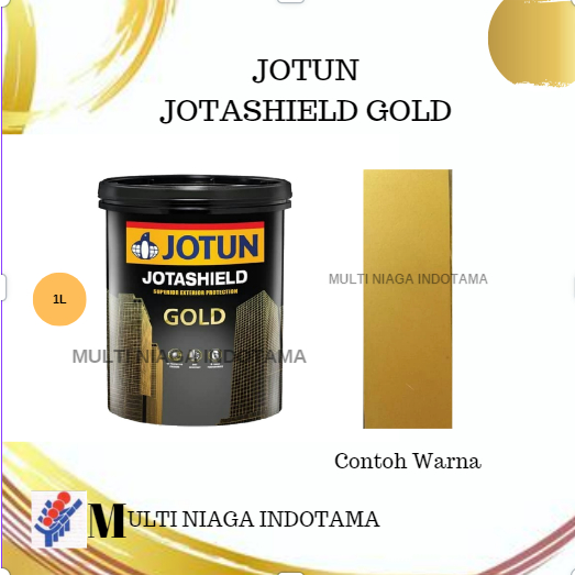 JOTUN JOTASHIELD GOLD [1L/1KG] / CAT TEMBOK EKSTERIOR BERLAPIS EMAS