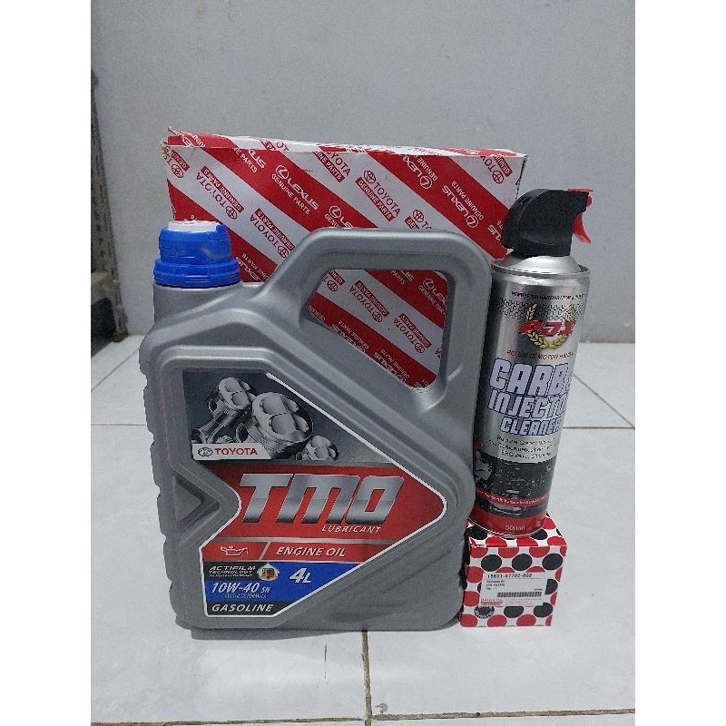 Paket ganti oli TMO 10W40 dan tune up dan saringan udara avanza xenia dkk JAMINAN ORIGINAL..