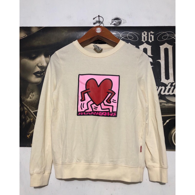 crewneck keith haring