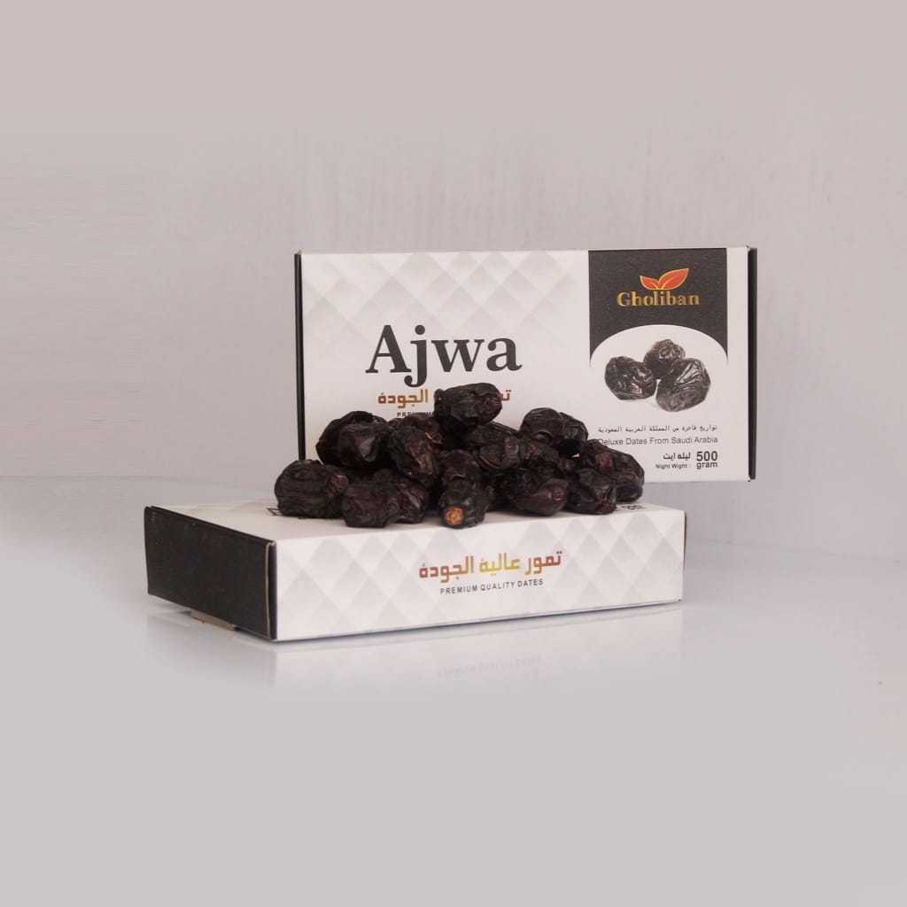 

Kurma Ajwa Gholiban Premium Dates 500gr