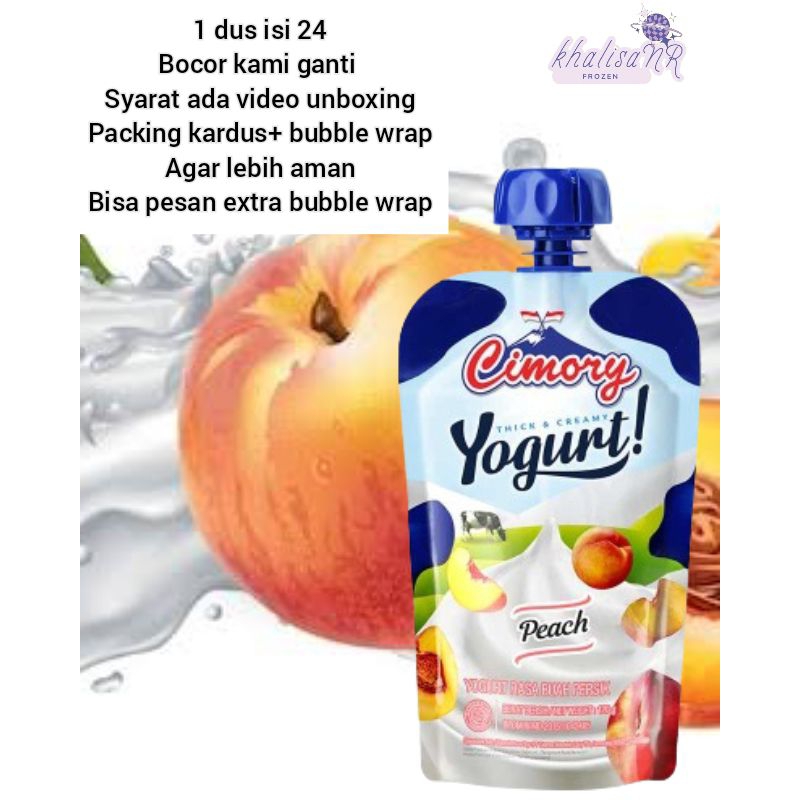 

Cimory Yogurt Squeeze Rasa Peach 120 gram