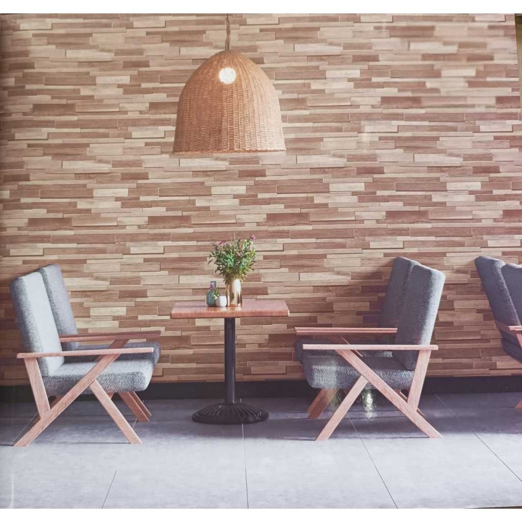 Wallpaper Vinyl Wallpaper Dinding Motif Bata 3D Terbaru Kekinian READY STOCK