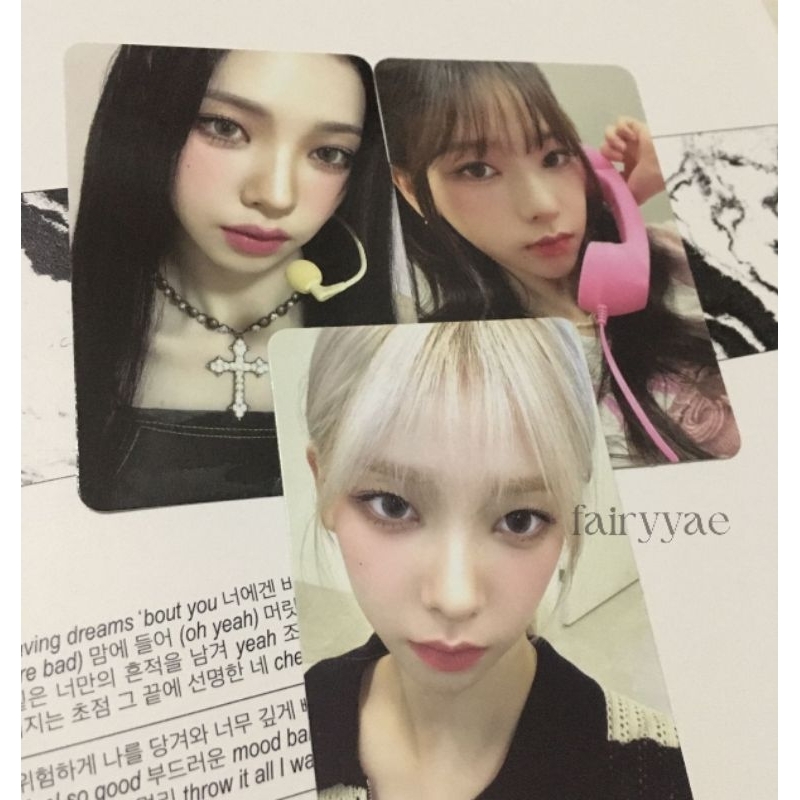 TRADING CARD TC AESPA KARINA TELPON KARINA BLONDE KARINA MIC OFFICIAL