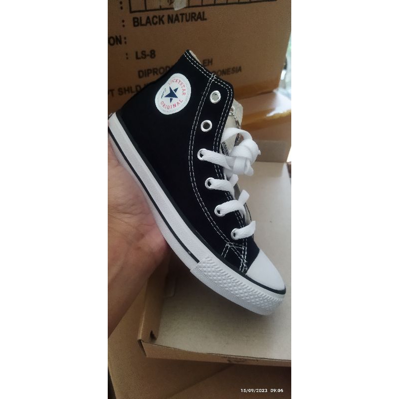 Sepatu sekolah Lucky Star af1 Hi  33-36