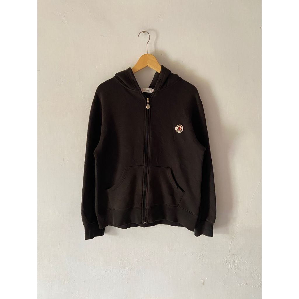 hoodie zip moncler second