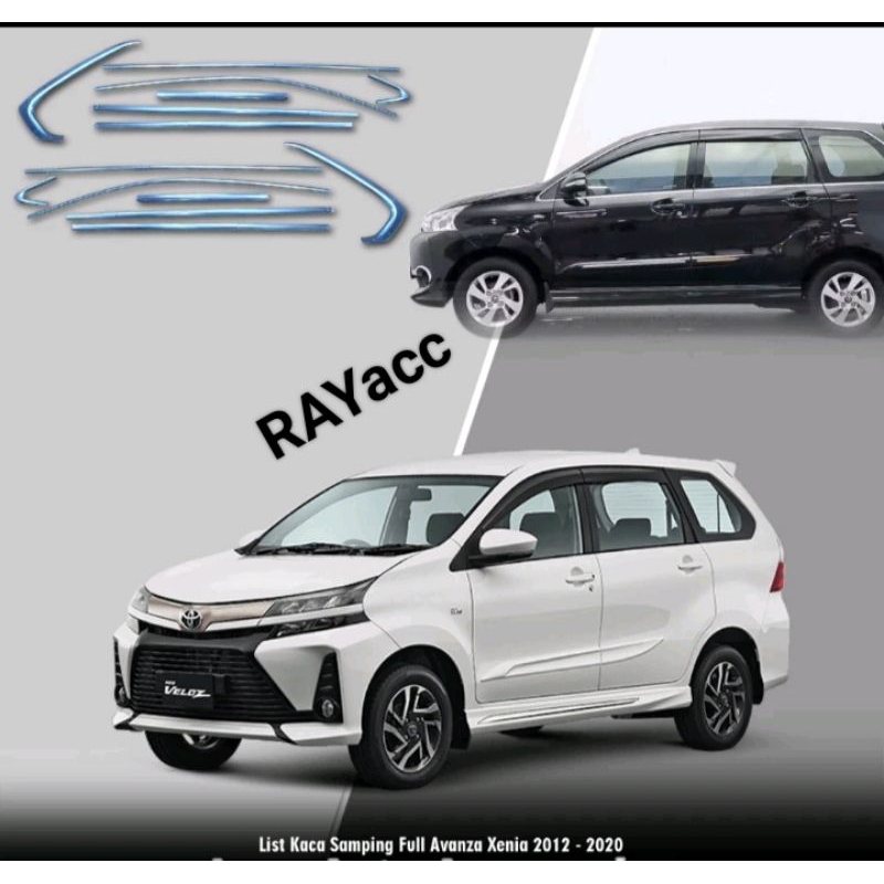 LIST KACA SAMPING AVANZA XENIA 2012-2020 FULL BODY