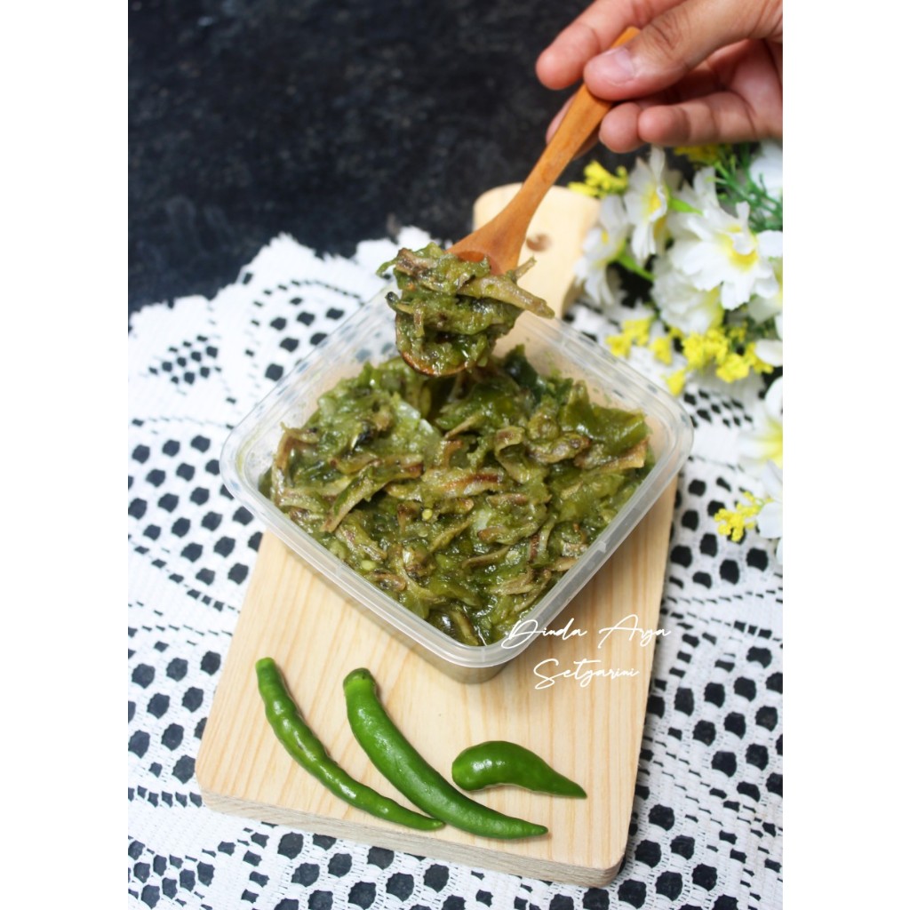 

Sambal Ijo Teri / Sambal Hijau Teri / Sambal Ijo Hijau Teri Homemade