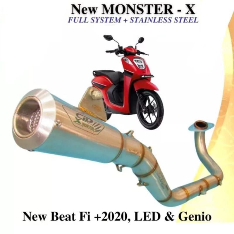 CLD X MONSTER SERIES MATIC HONDA NEW BEAT FI,GENIO,SCOOPY