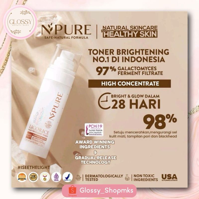NPURE LICORICE Milky Spotlight Toner