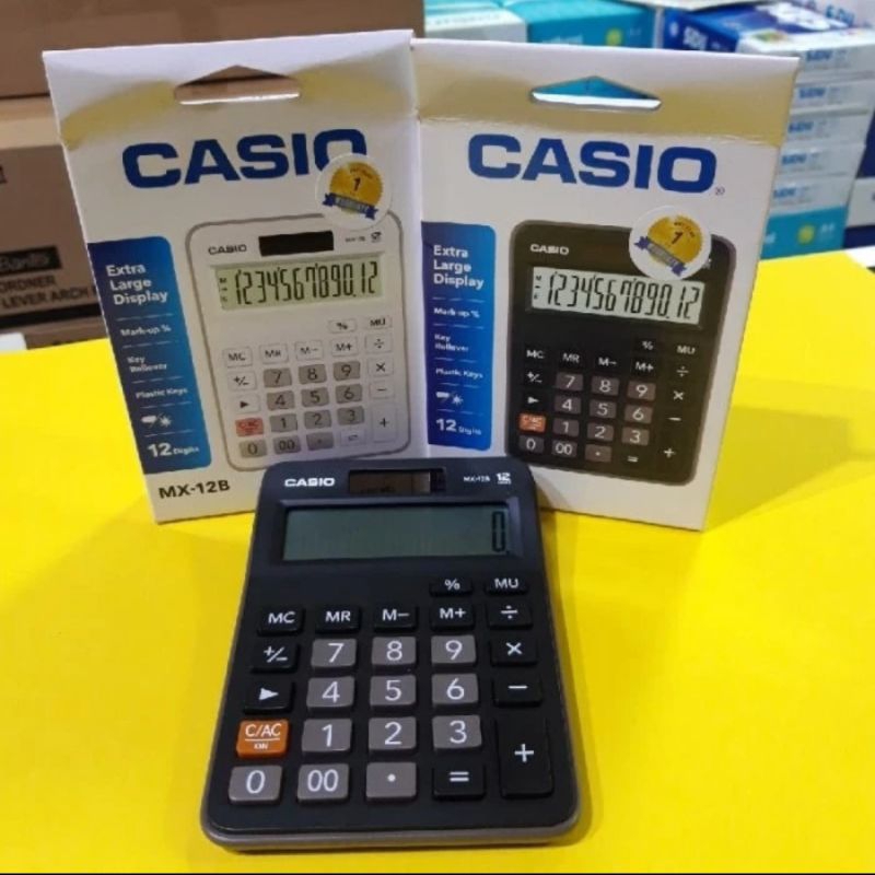 

Kalkulator Casio Mx-12b ( kalkulator dekstop asli casio)