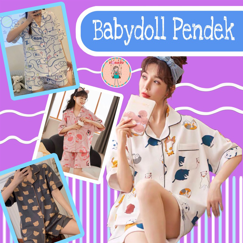 Piyama baju tidur anak perempuan/baju tidur sanrio/baju tidur hellokitty/baju tidur cinnamoroll/baju