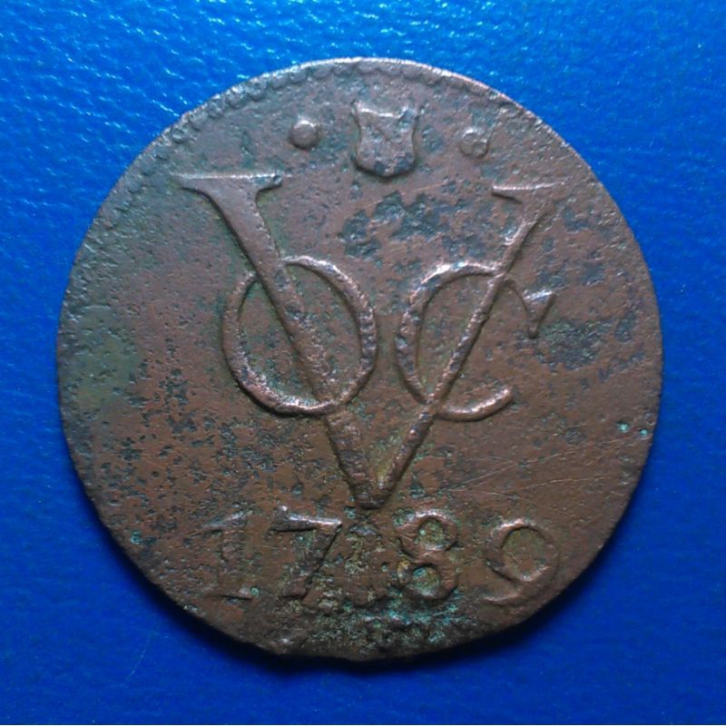 Koin VOC 1 Duit Utrecht 1789