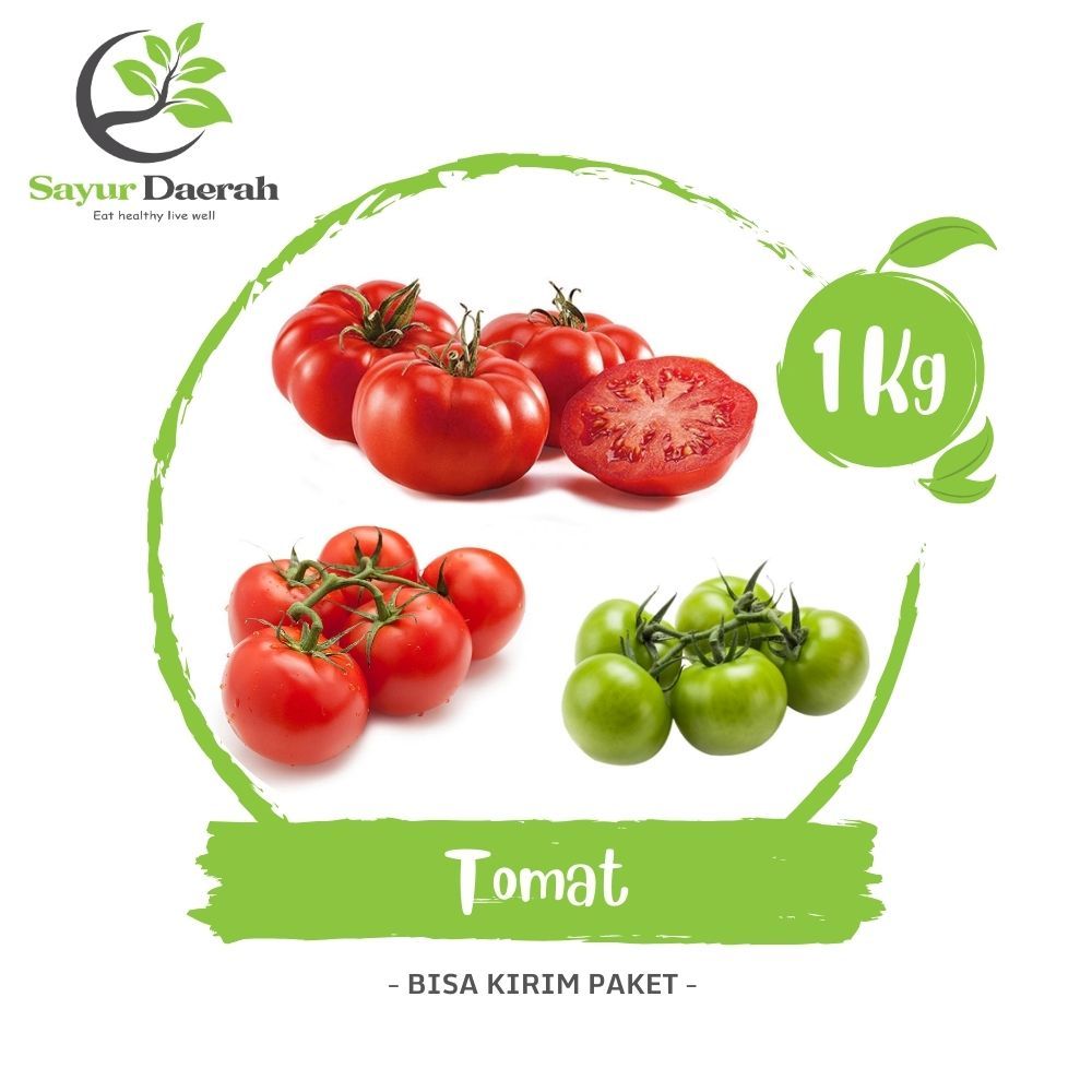 

Tomat Beef Merah Hijau Lokal 1 Kg | Sayur Daerah