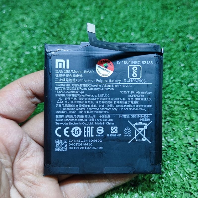 Baterai Xiaomi Mi 8 SE / Mi8 SE - Batre Model BM3D - Ori Copotan
