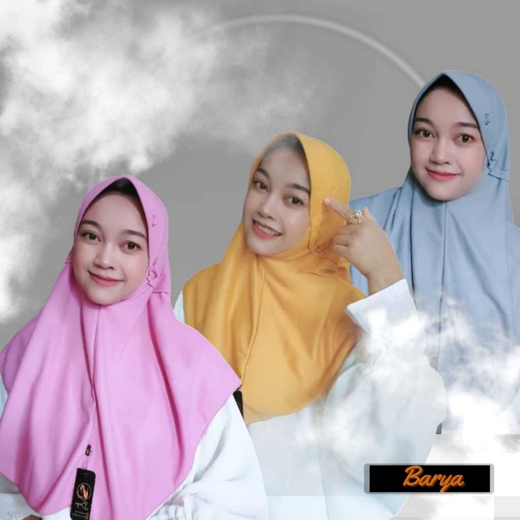 Hot Item Jilbab Instant / Khimar / Hijab / asli Krudung Sekolah Tk Sd Smp Sma Original