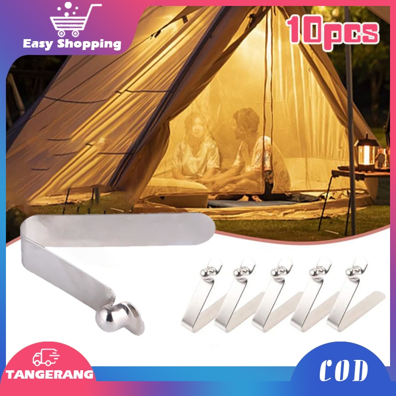 10pcs Mata Pengunci Tenda Lipat Mata Tenda Lipat Pin Tenda Lipat Kunci Tenda Lipat