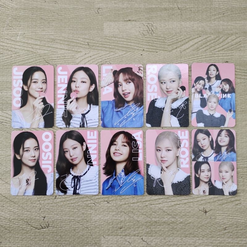 

Oreo Blackpink Black Pink Limited Edition Photocard PC Baca Deskripsi