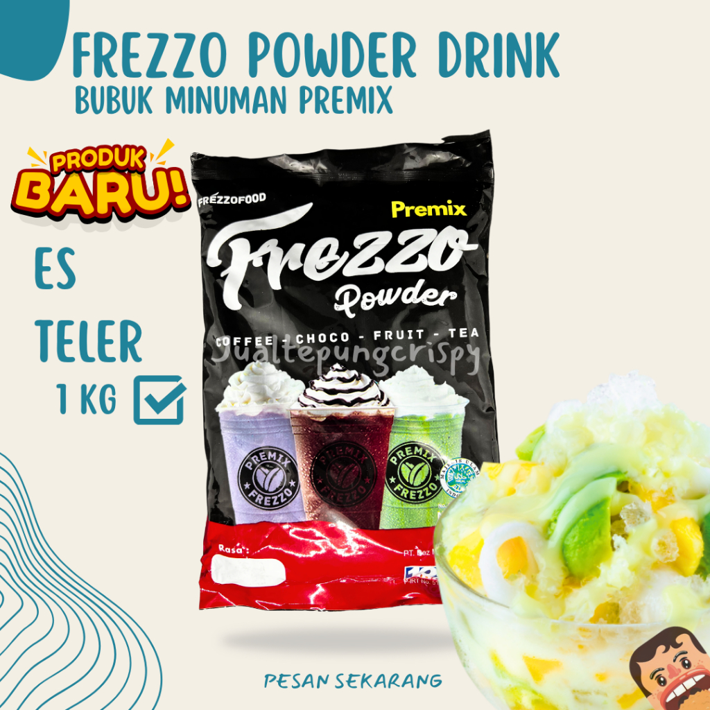 

{PRODUK BARU } Frezzo Bubuk Minuman Rasa Es Teler / Es Teler Powder Drink 1 Kg