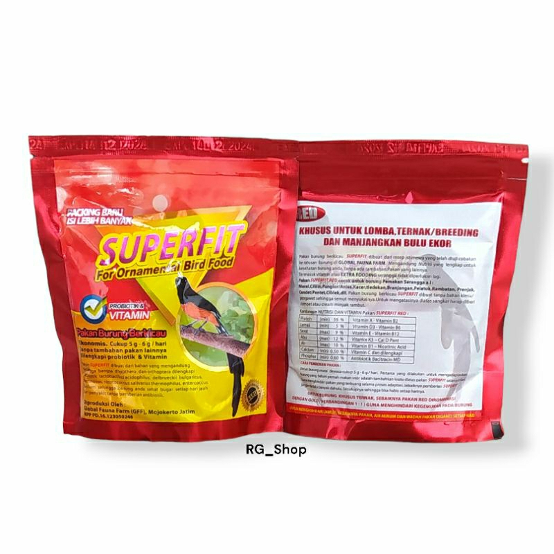 SUPERFIT RED PAKAN BURUNG MURAI KACER