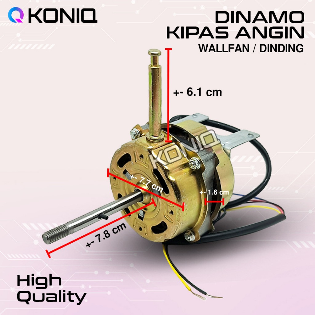 MOTOR - DINAMO KIPAS ANGIN WALLFAN / DINDING MIYAKO SANEX GMC