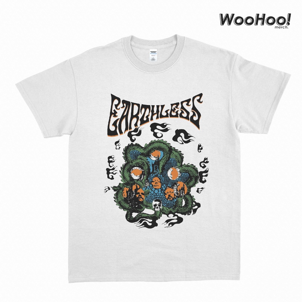 Original KAOS BAND EARTHLESS - POSTER ART Unisex Tee