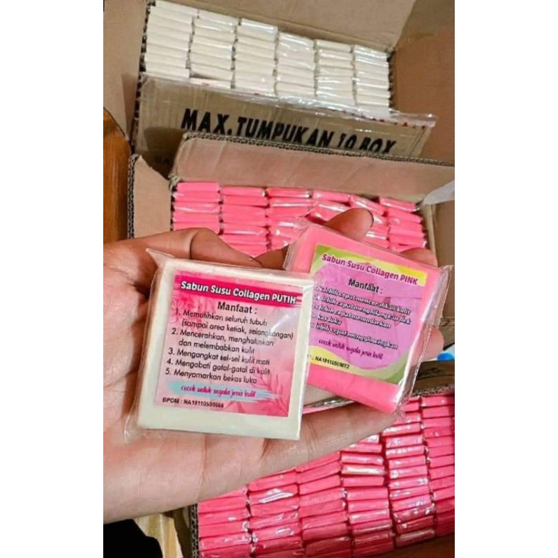 SABUN SUSU COLLAGEN ORIGINAL PEMUTIH WAJAH DAN BADAN