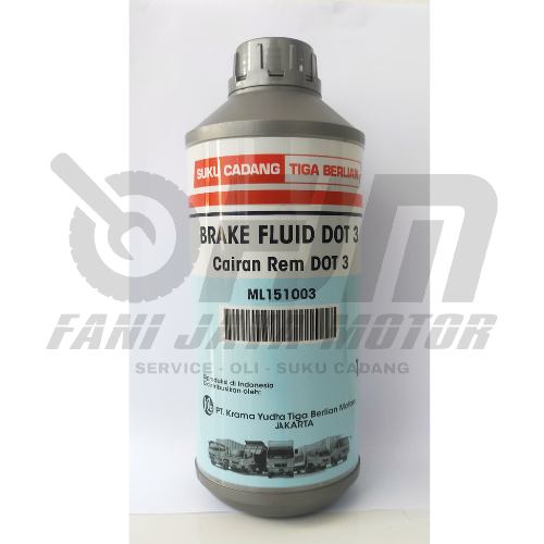 Cairan Rem DOT 3 Brake Fluid DOT 3 Tiga Berlian ML151003 1L