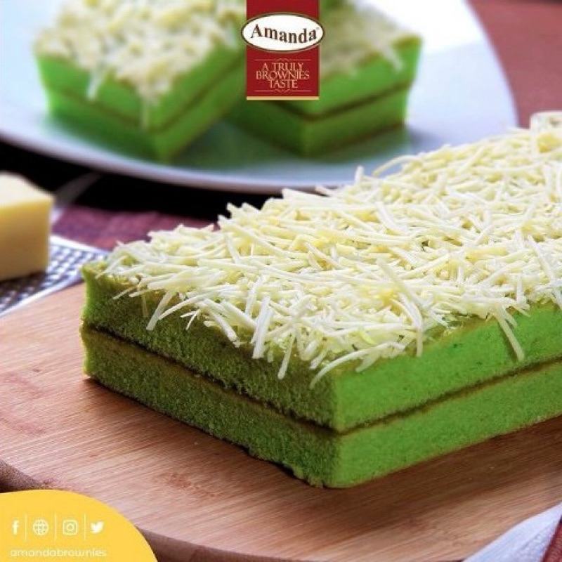 

Bolu Pandan Original Amanda Bandung/ Cemilan Snack Kue Oleh Oleh Bandung