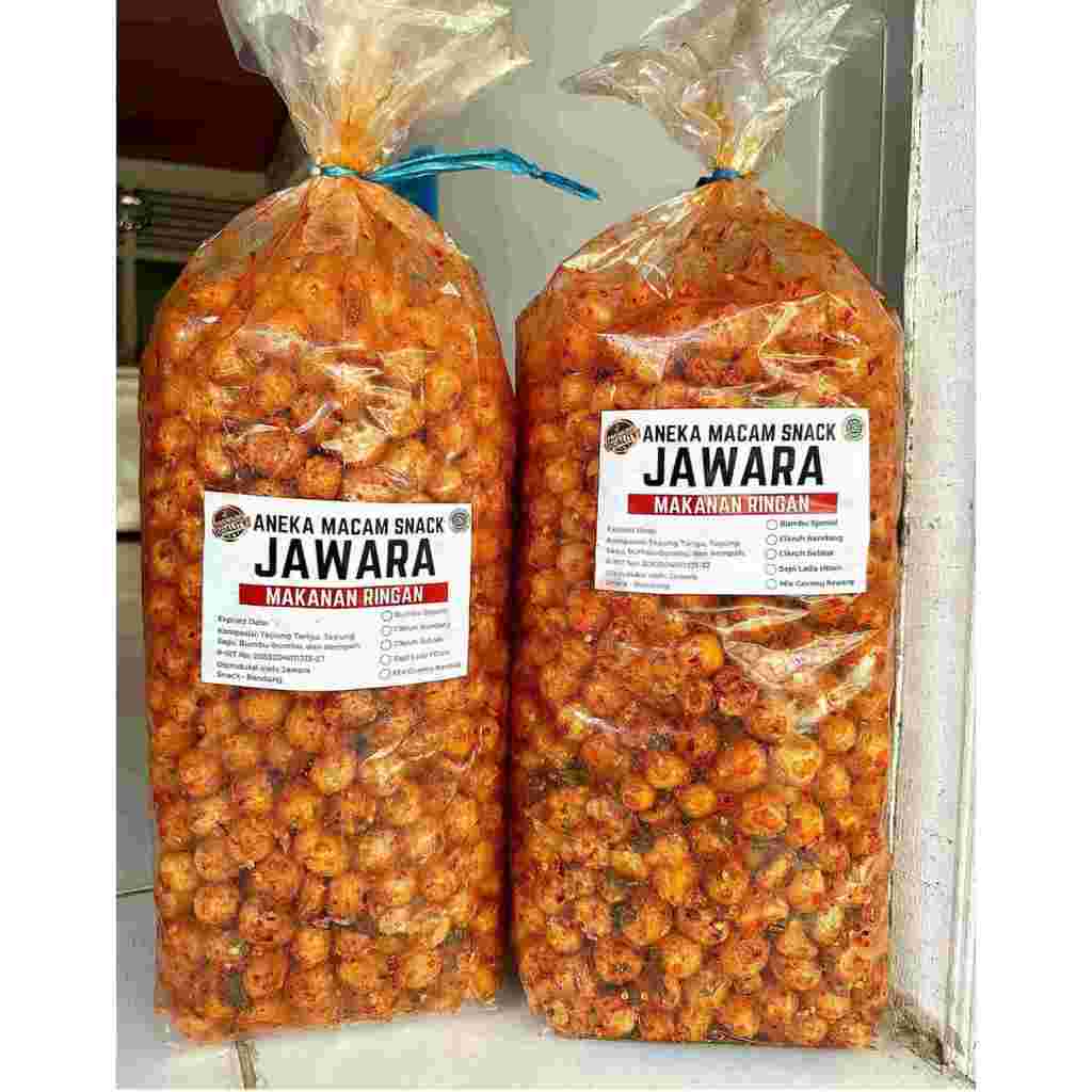 

Cimol JAWARA Renyah Kering Pedas Extra Cikruh Daun Jeruk 1kg