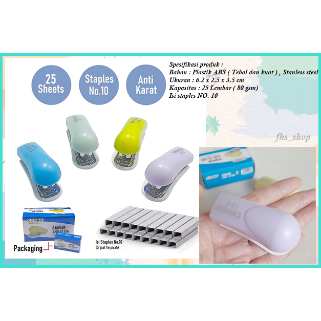 

Staples Mini Pastel Steples Mini Pastel Stapler Mini Pastel Hekter Aesthetic CHD 10 Ion Combo No.10
