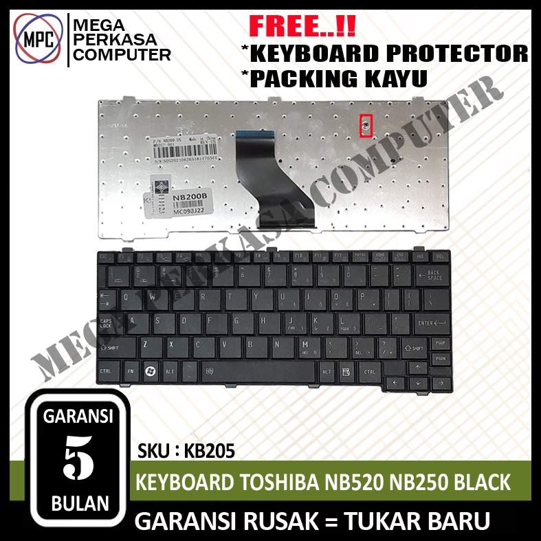 Keyboard Laptop Notebook Toshiba Mini NB500 NB505 NB510 NB520 NB200