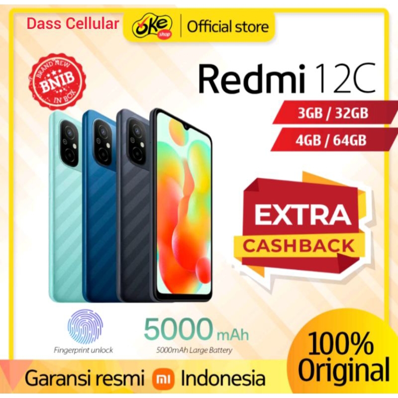 REDMI 12 C RAM 3/32