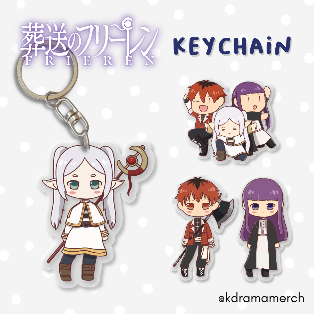 FRIEREN / KEYCHAIN ANIME / MANGA / FANKIT / KEYCHAIN AKRILIK / KEYCHAIN ACRYLIC / FRIEREN: BEYOND JO