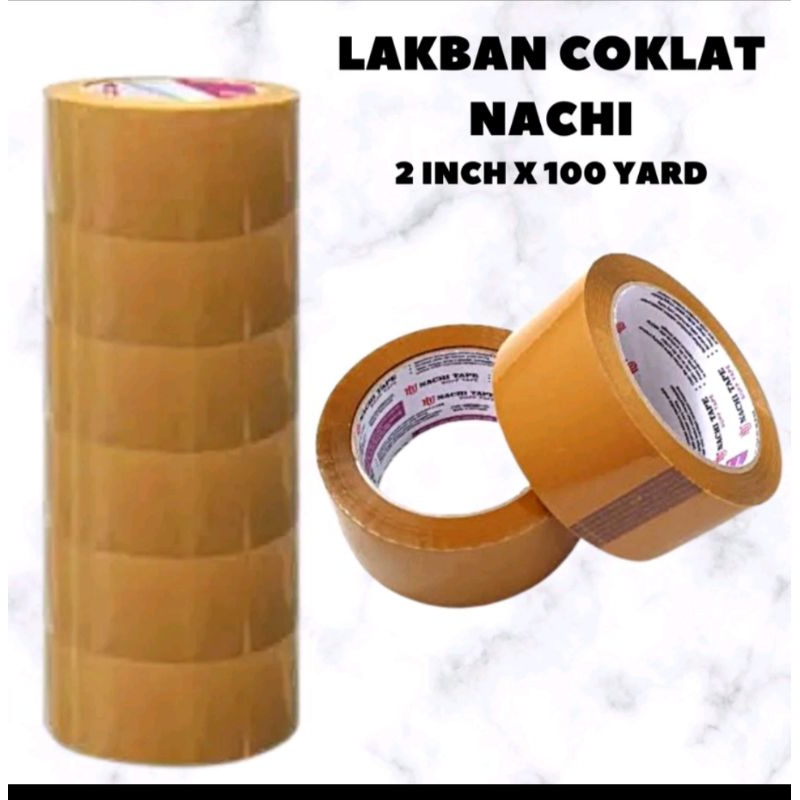 

Lakban Selotip Nachi Plakban Nachi bening 48mm 2 inch Lakban online shop