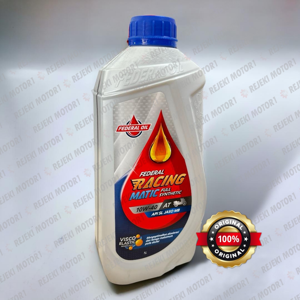 FEDERAL OIL Racing Matic 10W-40 1L - Oli Motor Matic
