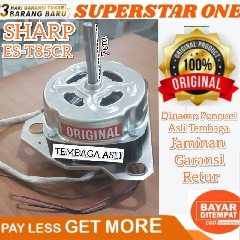 Dinamo pencuci sharp tembaga asli ES-T85CR