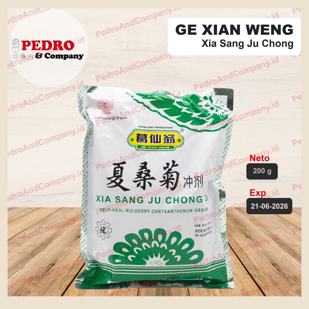 

Ge xian weng xia sang ju chong ji 200 gram 20 sachets - herbal tea