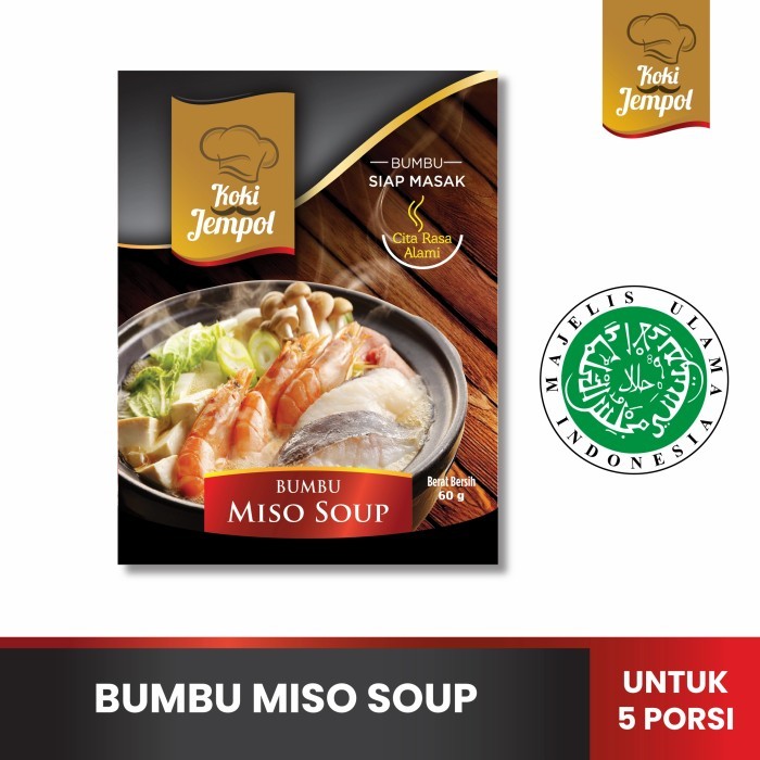 

Koki Jempol Miso Soup 60gr Bumbu Masak Instan Shabu Suki