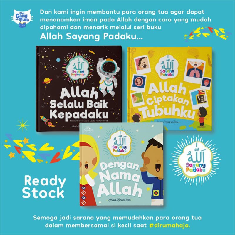 Buku tauhid hard cover _ buku anak balita _ buku anak tauhid _ buku anak the gang of fur