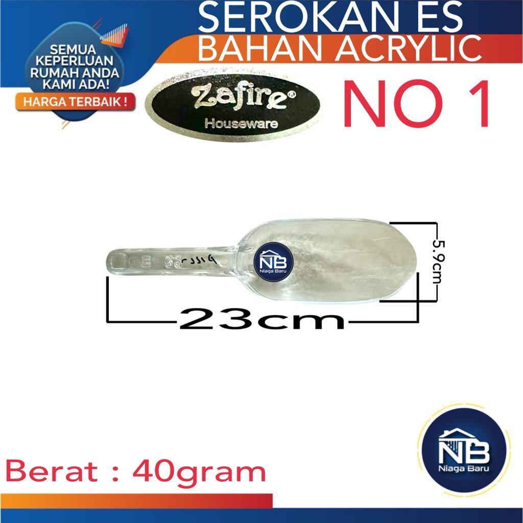 SEKOP ES BATU SCOOP ICE ACRYLIC Zafire no 1 SEROK ES AKRILIK