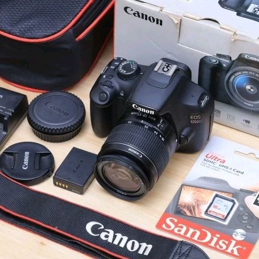 Kamera Canon 1200D Bekas Siap Pakai
