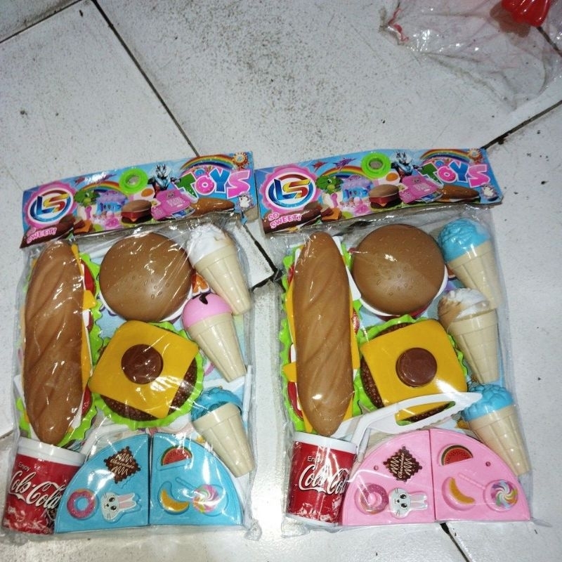 MAINAN ESKRIM ESKRIMAN.BURGER.FITZA TOYS