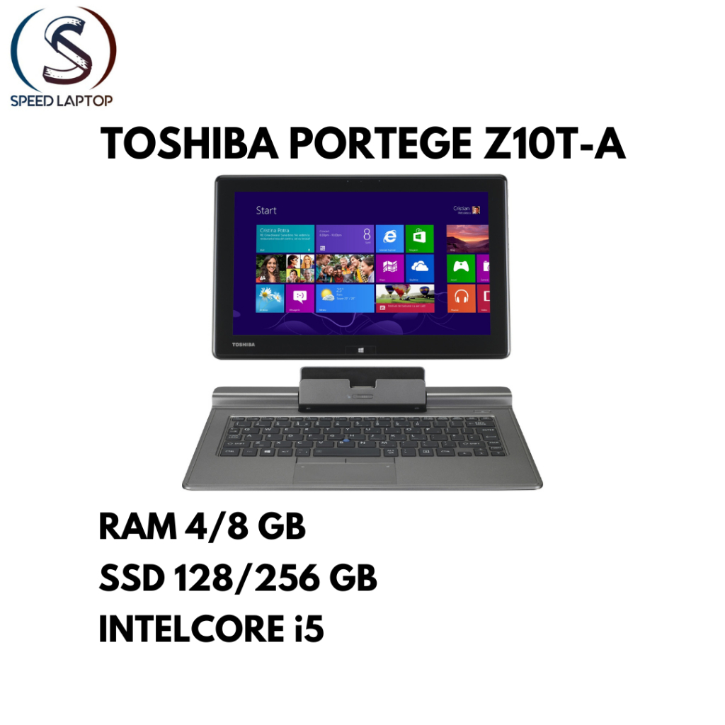 Laptop Toshiba Portege Z10T-A / Z20T-B / Z20T-C / Z20T-C M7 8/256GB Second Bergaransi